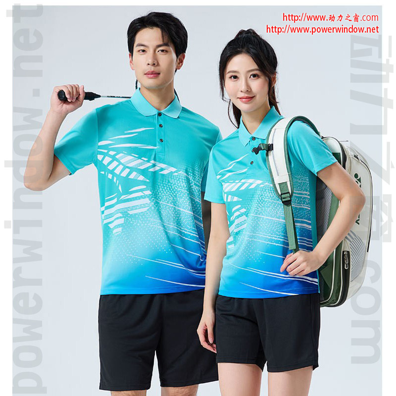 动力之窗个性时尚速干运动T恤翻领POLO短袖羽毛球服男女乒乓球服,淘宝优惠券,粉丝福利购,淘宝优惠卷