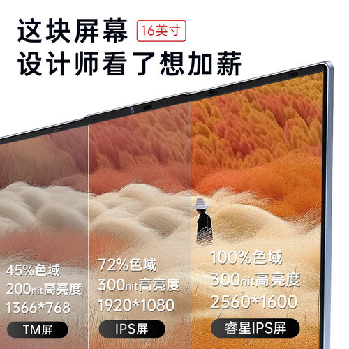 DERE/戴睿2026狂暑季热卖爆款笔记本电脑轻薄手提电脑办公商务本大学生windows系统轻薄本官方旗舰原装正品 - 图1