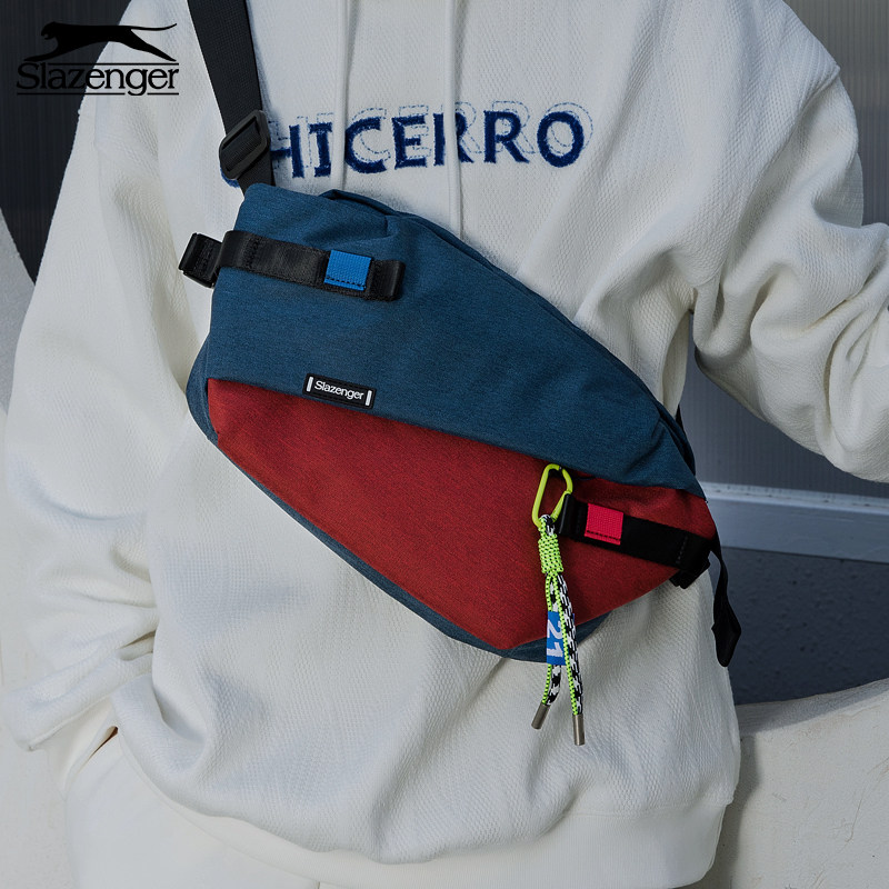 slazenger男帆布潮牌男士包邮差包 slazenger箱包男士包袋