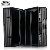 Слайм, металлический универсальный чемодан, Великобритания, алюминиево-магниевый сплав, 19 дюймов, поворотные колеса