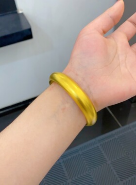 黄金包银手镯女款时尚气质款