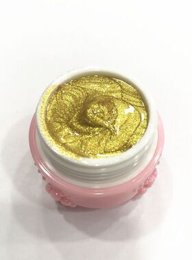 美甲日系银色立体浮雕彩绘胶