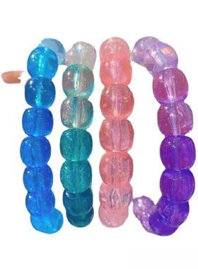 小红书手串绕指柔星空夜光渐变色