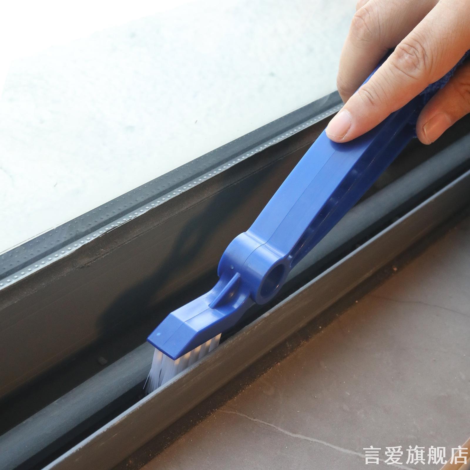 风扇缝隙除尘空调双头百叶窗清洁刷软毛刷神器电风扇新款沟槽专用 - 图0