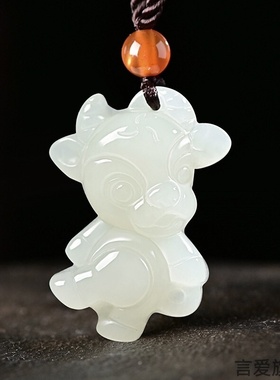 diy十二生肖仿和田玉饰