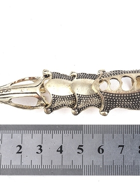 欧美时尚戒指环复古朋克动漫个性盔甲尖爪手指套关节护指甲套