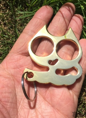 大眼猫指环创意金属指虎指环个性