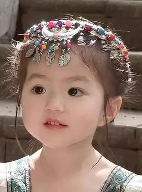 民族风头饰额头异域大漠藏族女