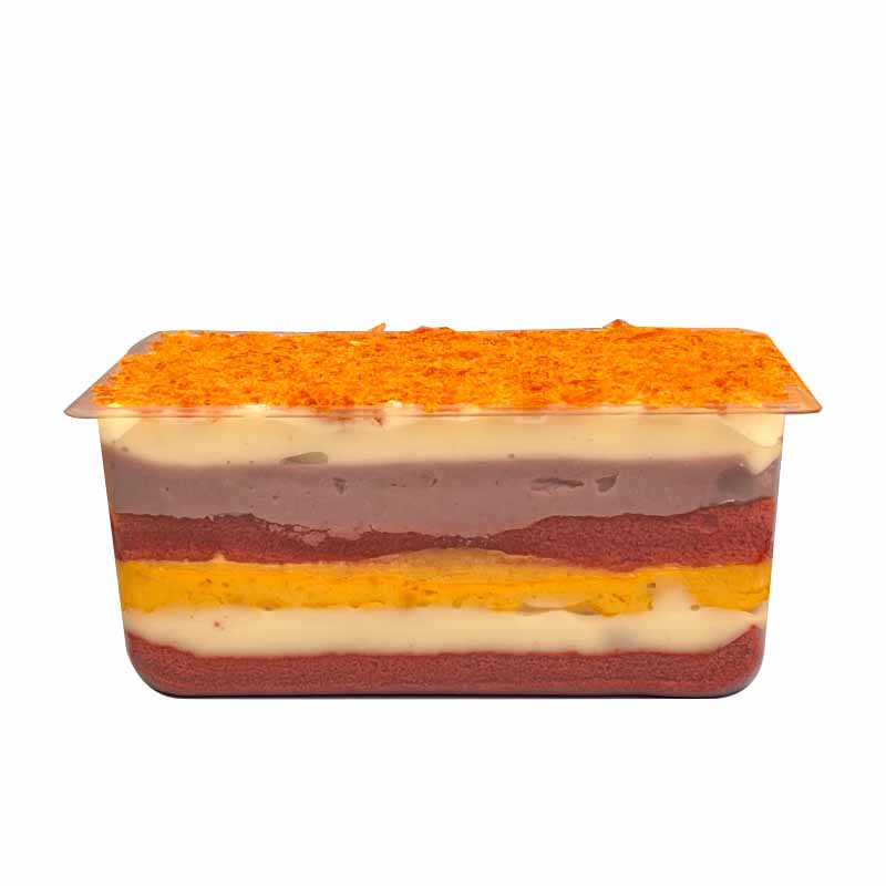 诗江行代糖650ml大盒子蛋糕红丝绒芋泥甜品动物奶油千层糕点代餐-图3
