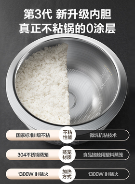 苏泊尔电饭煲家用小型电饭锅低糖