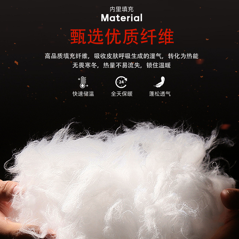 GV真维斯棉服外套男冬季假两件连帽面包服男款户外加厚保暖棉袄A