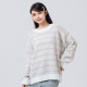Jeanswest Women's Round Neck Long Sleeve Sweater