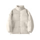 Trendy brand versatile loose stand collar PU leather jacket Trendy brand versatile loose stand collar PU leather jacket