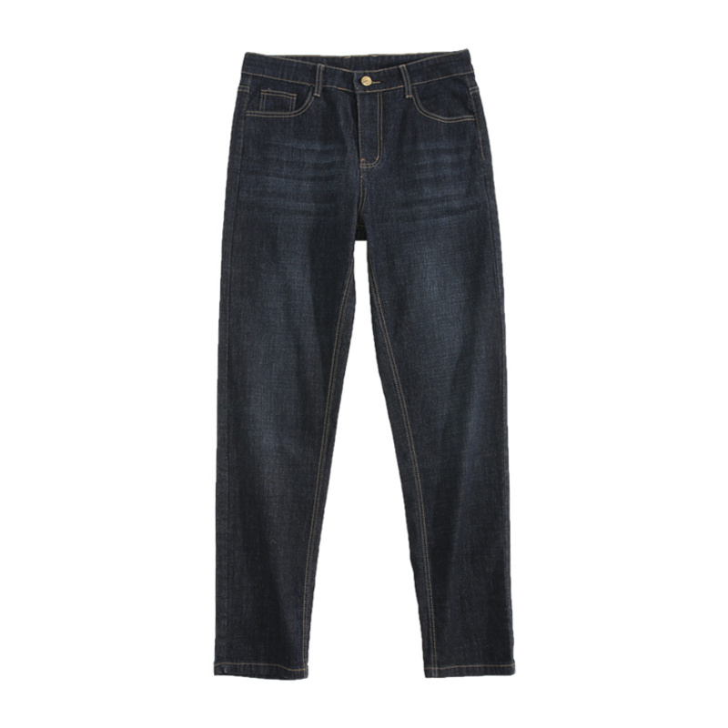 LYP真维斯男装裤子男士宽松直筒修身裤子休闲水洗牛仔裤男款长裤 - 图3