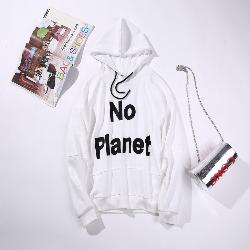 真维斯官方旗舰店真维斯女装春秋款连帽印花长袖卫衣宽松韩版外套休闲上衣女3