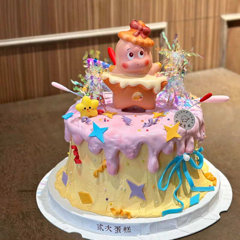 可爱许愿蜡烛星星人网红蛋糕装饰摆件卡通生日公仔儿童摆件烘焙,淘宝优惠券,粉丝福利购,淘宝优惠卷