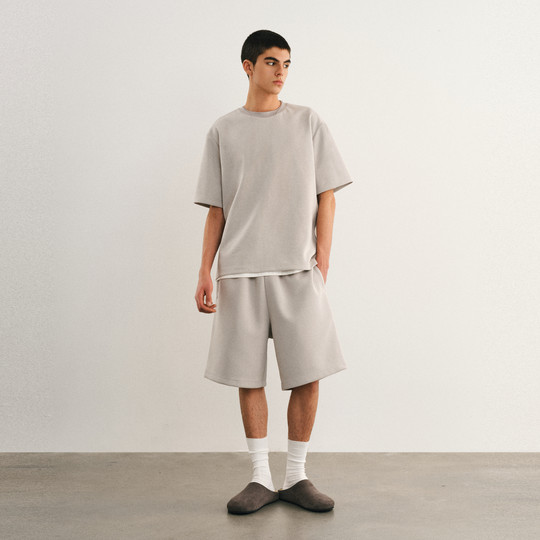 NONRADICAL Cloud Sensor Commuter Series Air Layer Set Casual Shorts T-shirt Lazy Commuter