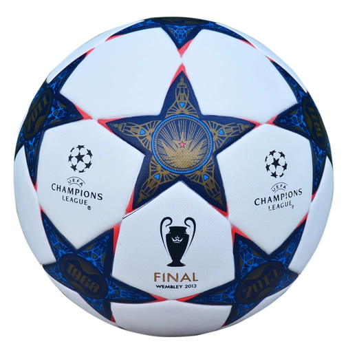Подлинная Лига Чемпионов УЕФА Женская футбольная футбол PU мягкая кожа № 4 5 мальчиков № 5 для мальчиков в средней школе вступительный экзамен плавный тепловой устойчивость к ношению износа