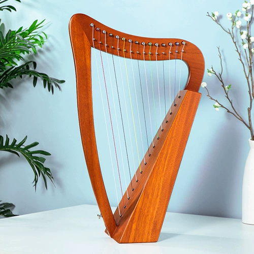 15 Инь Сяоли 19 String la Yaqin 箜篌 Ученые маленькие нишевые инструменты Портативные лира лира фортепиано