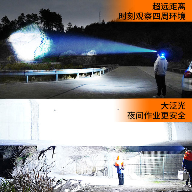 Shuosen strong bald headlight charging sensor super bright