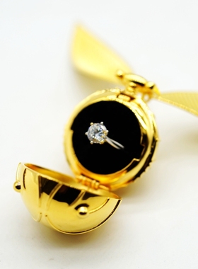 金色飞贼钻戒求婚哈利粉丝波特