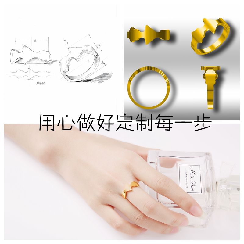 银 打印首饰戒指定做来图定制耳饰项链原创设计情侣字母珠宝 3D 18K 银 打印首饰戒指定做来图定制耳饰项链原创设计情侣字母珠宝 3D 18K
