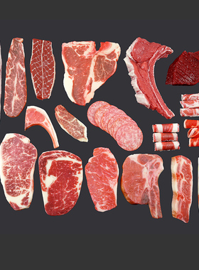 生鲜牛肉粒培根厨牛扒