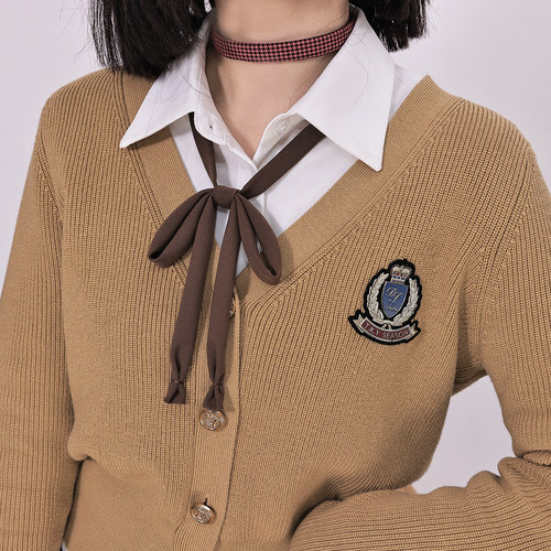 明日同学免打纯色领绳轻音少女铃芽户缔同款动漫jk领结日系少女 - 图1