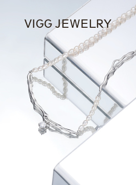 VIGG流水项链女轻奢小众高级
