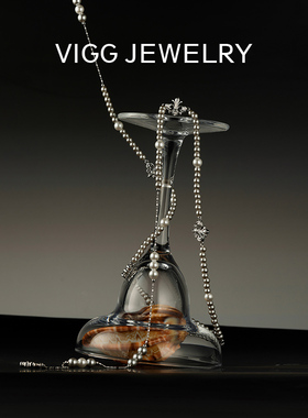 VIGG月光鸢尾项链女轻奢高级感