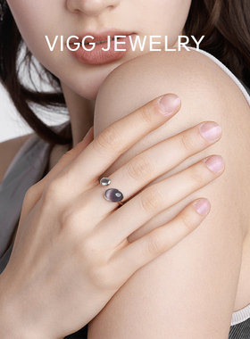 雪雾开口戒指vigg时尚