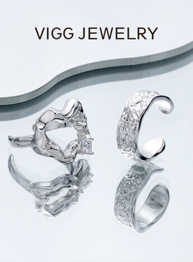 VIGG女合金甜酷原创设计戒指