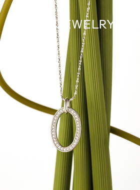 VIGG星环项链女时尚简约高级设计感2025新款纯银小众百搭轻奢配饰