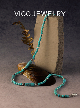 VIGG海岸线项链女轻奢小众设计2026年新款潮时尚高级感串珠配饰品