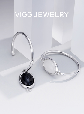 新款时尚简约百搭玛瑙配饰手镯女