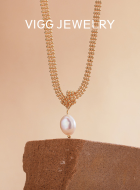 vigg小众设计感轻奢高级珍珠项链