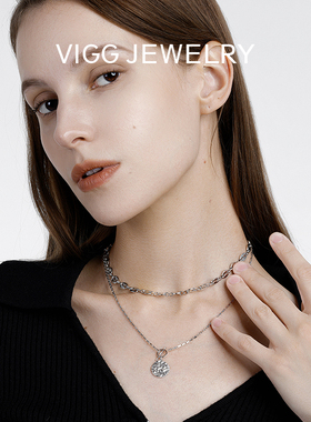 小众设计嘻哈风锁骨链