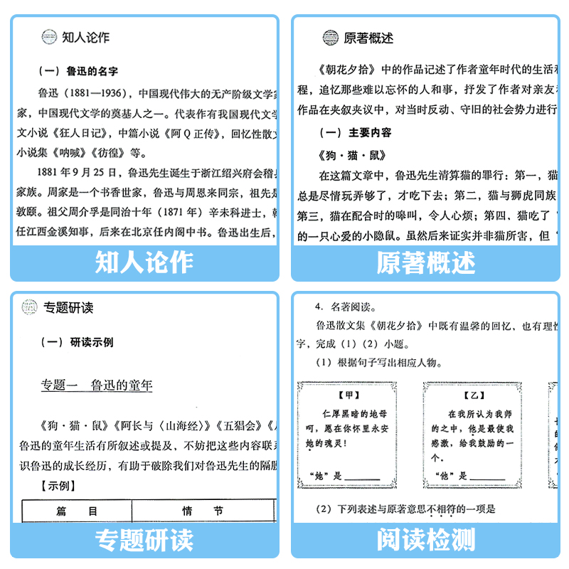 2019新版名著导读与备考七八九789年级套装3册初中统编新教材初三3拓展名著解读资源整体检测阅读效果轻松突破考查难点山西教育 - 图2