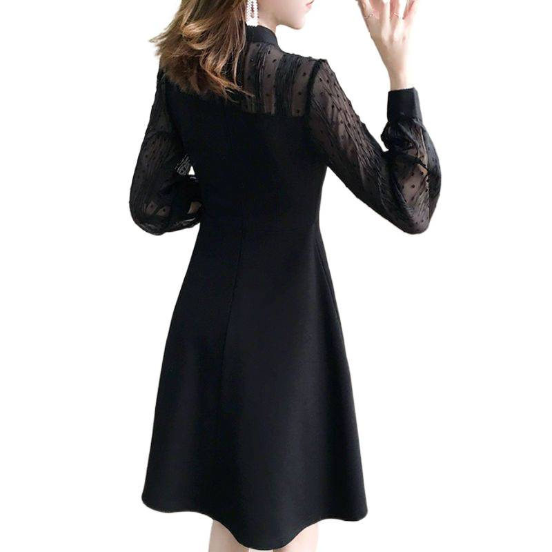 秋冬季新款收腰连衣裙胖mm大码女装200斤遮肚显瘦长袖蕾丝打底裙,淘宝优惠券,粉丝福利购,淘宝优惠卷