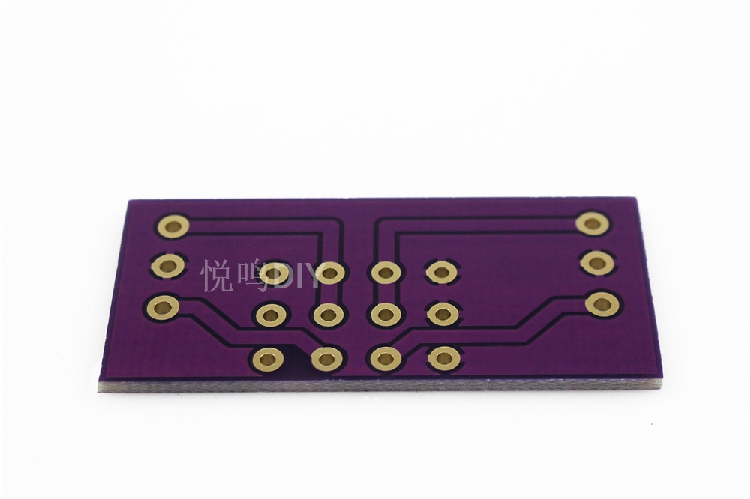 双面沉金ALPS板 16/27型电位器通用转接板 6脚8脚电位器PCB线路板 - 图1