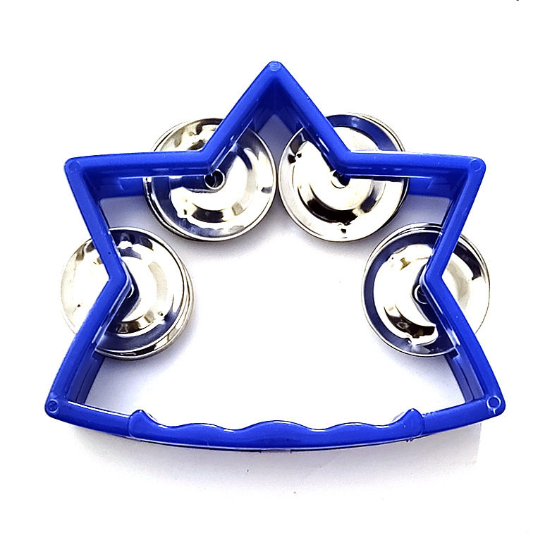 4铃摇铃儿童互动舞台表演伴奏KTV氛围道具奥尔夫乐器五星手摇铃,淘宝优惠券,粉丝福利购,淘宝优惠卷