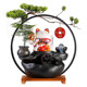 Circulating water ornaments ceramic Lucky Cat opening gift