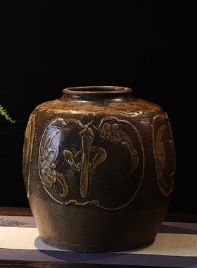 日月堂茶叶罐新中式风案头老物件