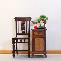 Day Moon Hall Flowers Pear Wood China Old Chair Leaning Back Chair Dining Chair Coffee Chairs Antique Ancient Play Old Objects Old Furniture