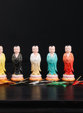 凡匠陶瓷五方童子五方佛