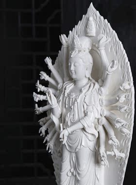 千手观音像站像观世音菩萨摆件