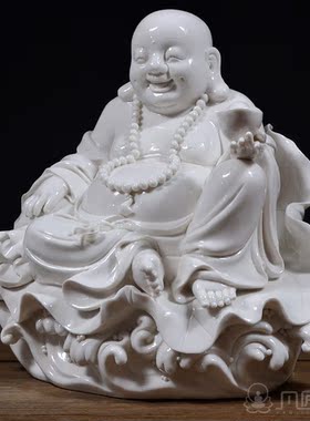 弥勒佛工艺品德化白瓷