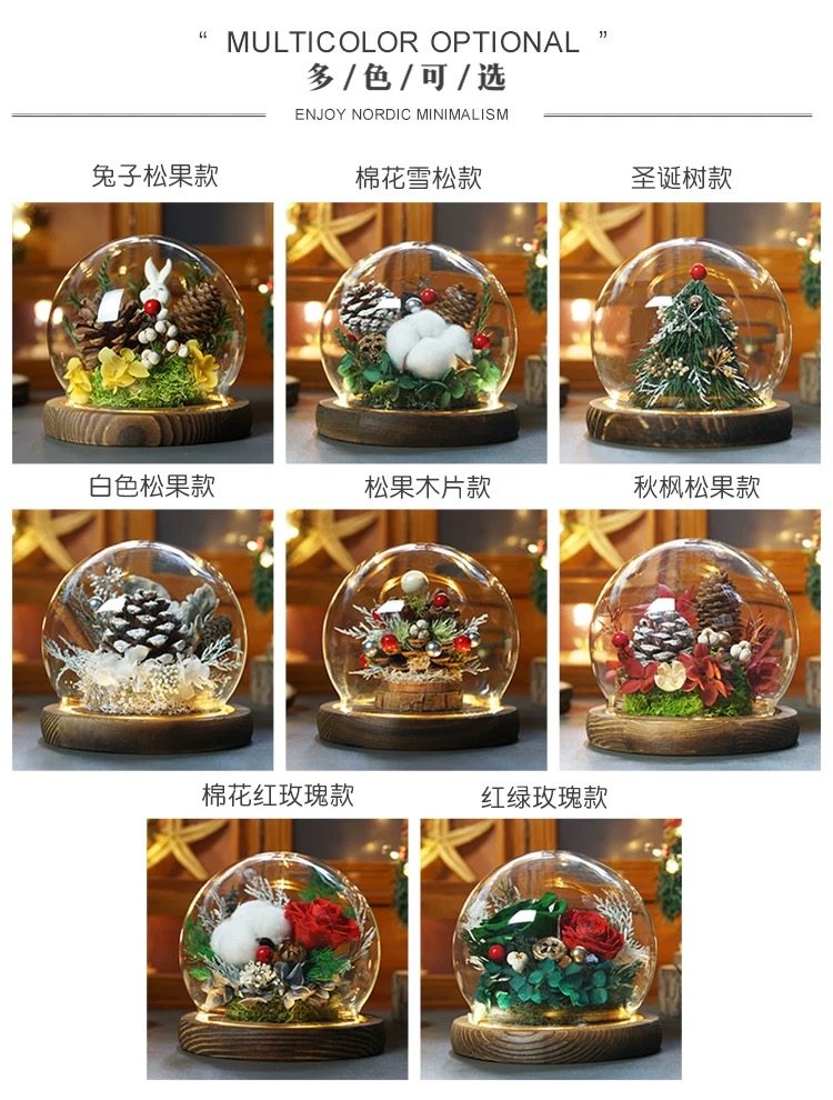 圣诞节礼物送朋友创意礼品氛围感许愿灯桌面摆件DIY木塞玻璃厂家,淘宝优惠券,粉丝福利购,淘宝优惠卷