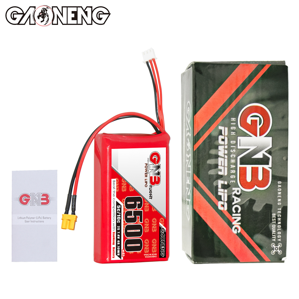 GNB高能6500mAh 2S 7.4V 5C BOXER遥控器专用锂电池超长续航 - 图2