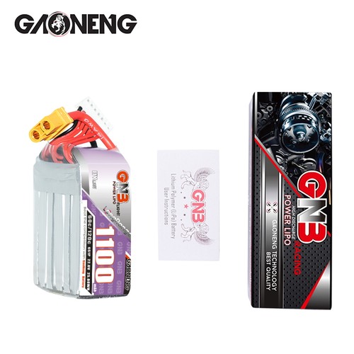 GNB高能 1100mAh 6S 22.8V 60C HV遥控模型聚合物锂电池 4寸机型 - 图2